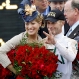Calvin Borel celebrates with his fiance Lisa after winning the Kentucky Derby about Super Saver at Churchill Downs, May 01, 2010 

Please credit Alex Evers/Equisport Photos