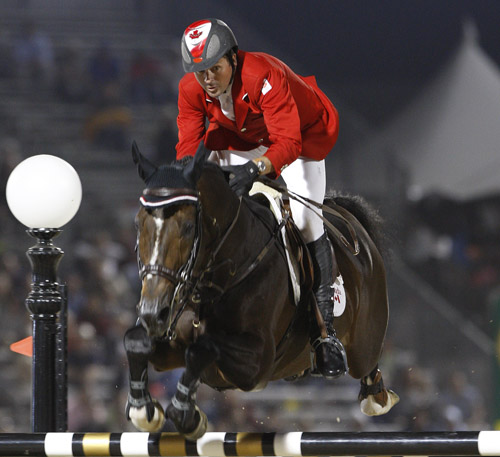WEG-Jumping-3ed-Rd-Eric-Lamaze-Hickstead_JB_4623-web Ēriks Lamace ar Hickstead
